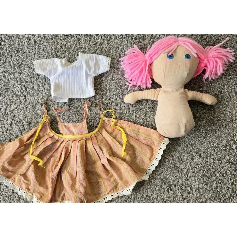 RARE VTG DEBBIE‎ DRESSER TOP DOLL Dimples 1973 Milton Bradley Amsco Ind No. 1101